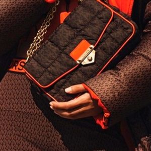 Brand New MK Soho Large Quilted Shoulder Chain Bag